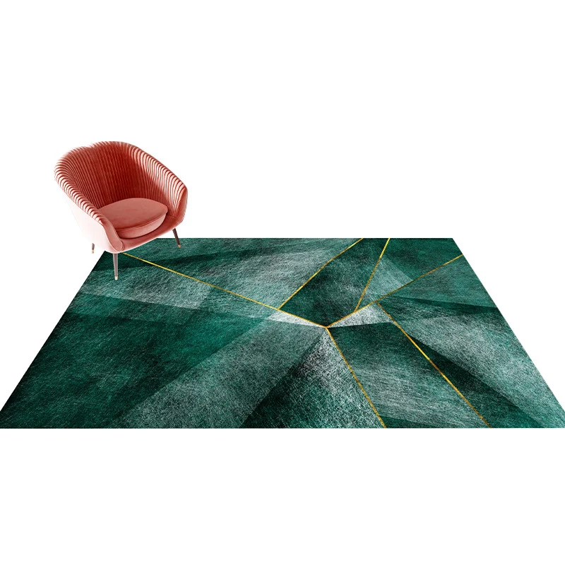 Alfombra Glam Visual Deception Alfombra Nórdica Multicolor Sintética Antideslizante Lavable Alfombra Admite Mascotas para...