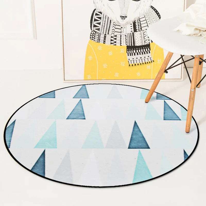 Alfombra interior moderna y colorida, alfombra de triángulos sintéticos, alfombra resistente las manchas para sala de esta...