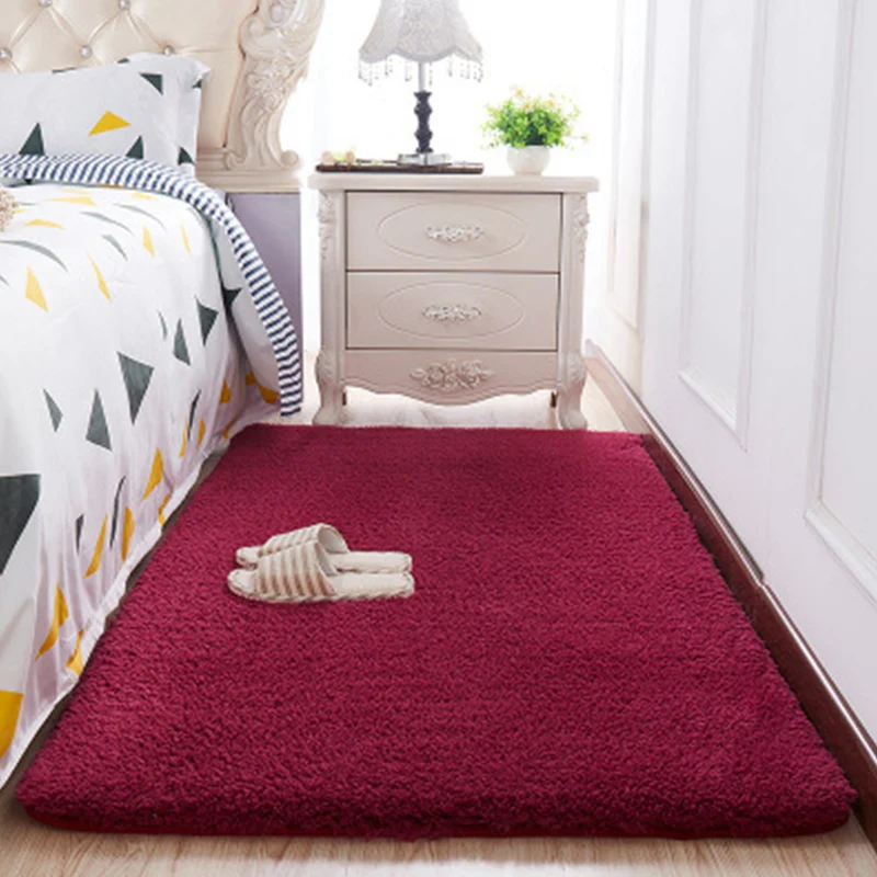 Alfombra Lisa Informal Alfombra De Polipropileno Multicolor Respaldo Antideslizante Alfombra Lavable De Fácil Cuidado para...
