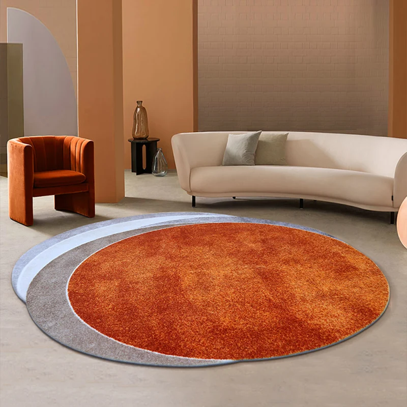 Alfombra moderna para sala de estar, alfombra con estampado abstracto Multicolor, poliéster, fácil cuidado, alfombra inter...