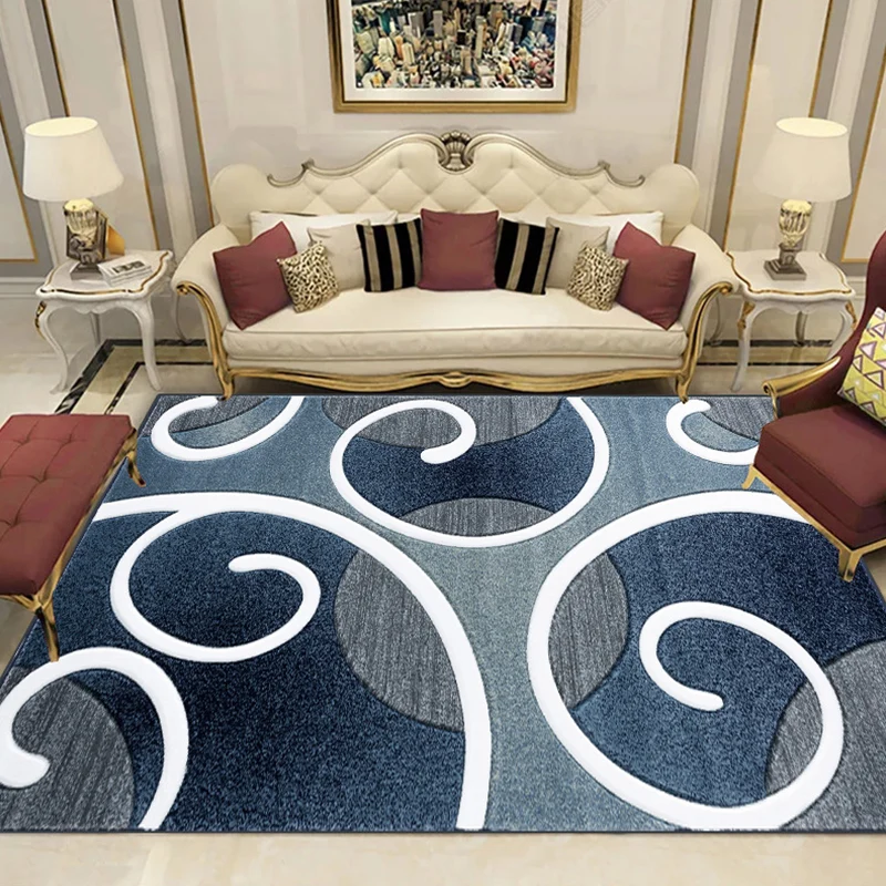 Alfombra de salón nativa americana, alfombra interior con patrón geométrico multicolor, alfombra lavable que admite mascot...