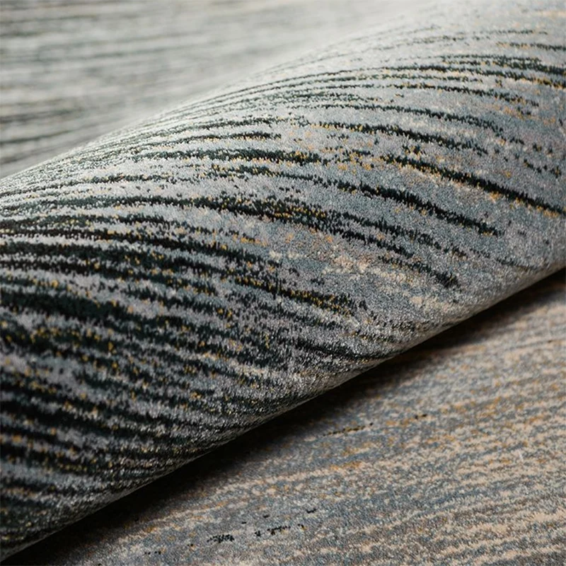 Alfombra Simple multicolor ombré, alfombra de estilo Industrial de polipropileno, alfombra antideslizante lavable máquina...