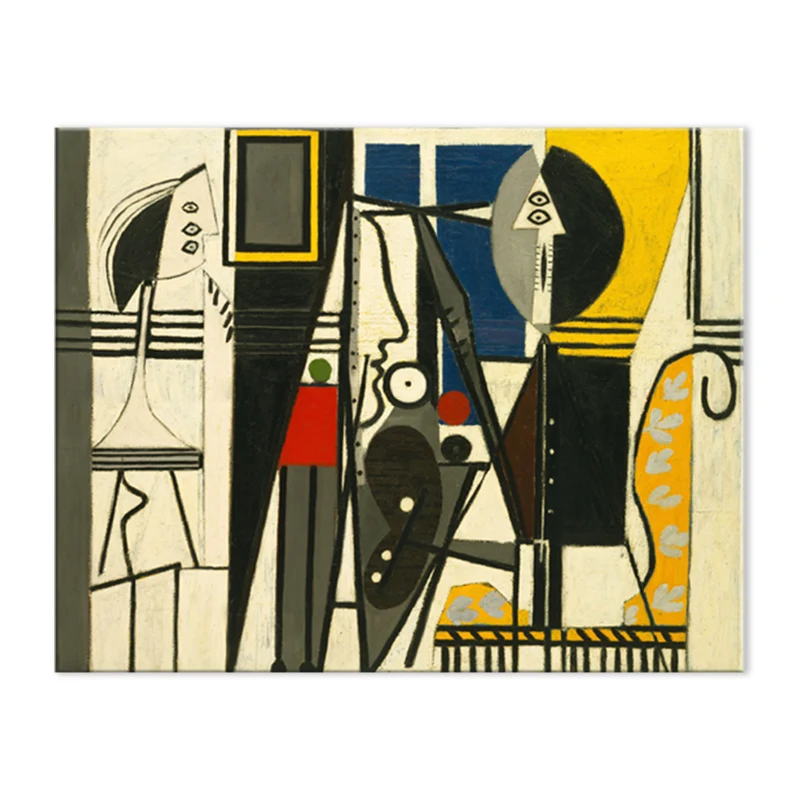 Arte abstracto en lienzo de entretenimiento, decoración de pared tradicional texturizada en amarillo para sala de estar Am...
