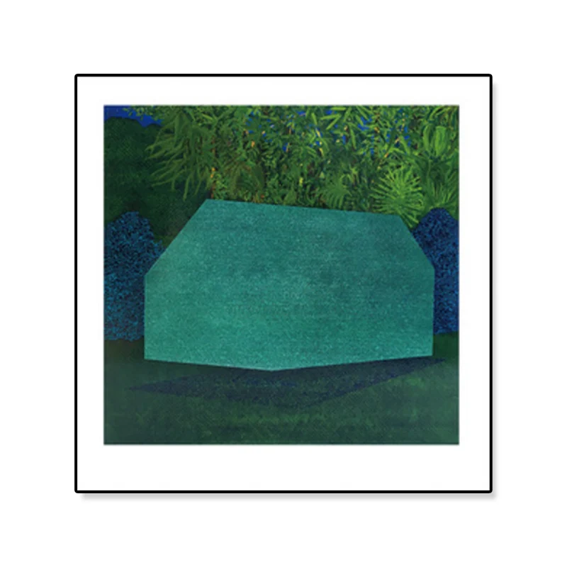 Arte contemporáneo de la pared del dormitorio del color oscuro de la lona de la casa de la pintura al óleo, tamaños múltip...