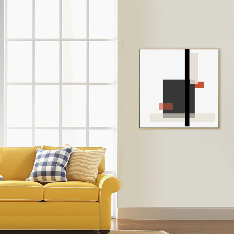 Arte de la lona del estilo nórdico de la decoración de la pared abstracta creativa texturizada, opciones de tamaños múltip...