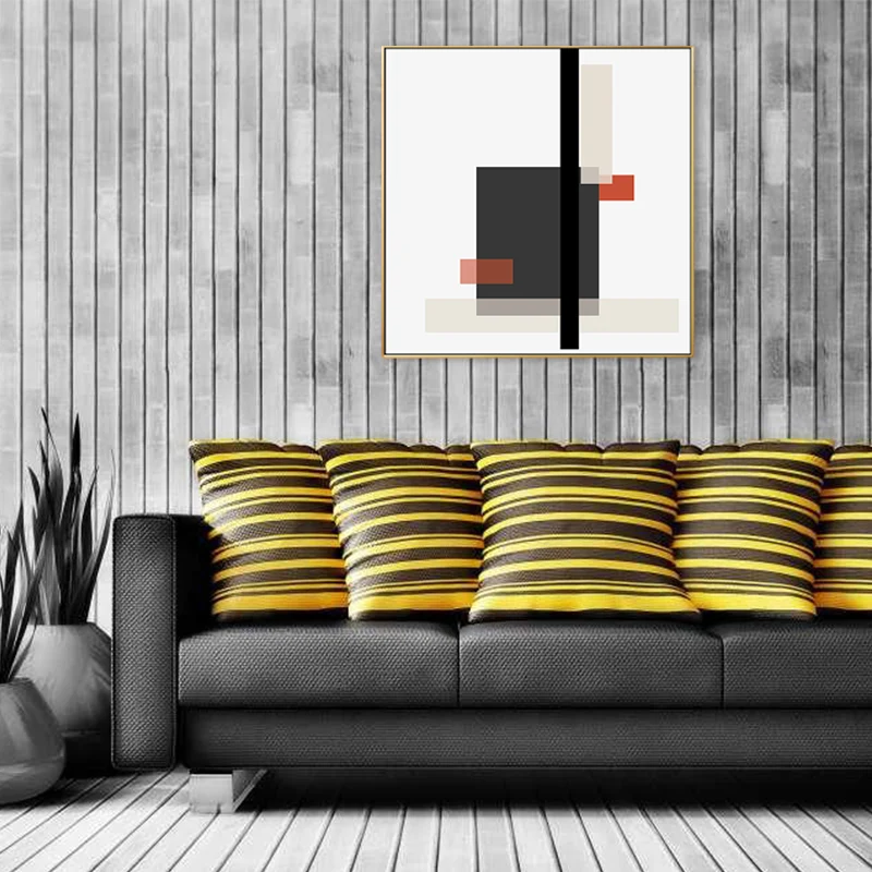 Arte de la lona del estilo nórdico de la decoración de la pared abstracta creativa texturizada, opciones de tamaños múltip...