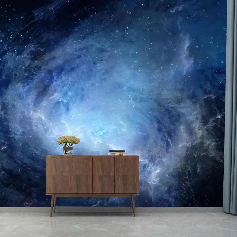 Calcomaní mural de pared simple de tamaño personalizado con arte de pared de nebulosa resistente las manchas para decoraci...