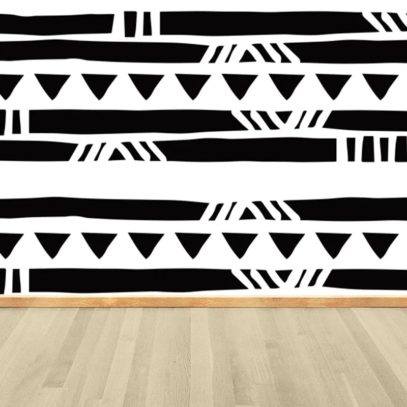 Enorme revestimiento de paredes abstracto Mural resistente al agua decoración de pared de dormitorio contemporánea Rosa Cl...