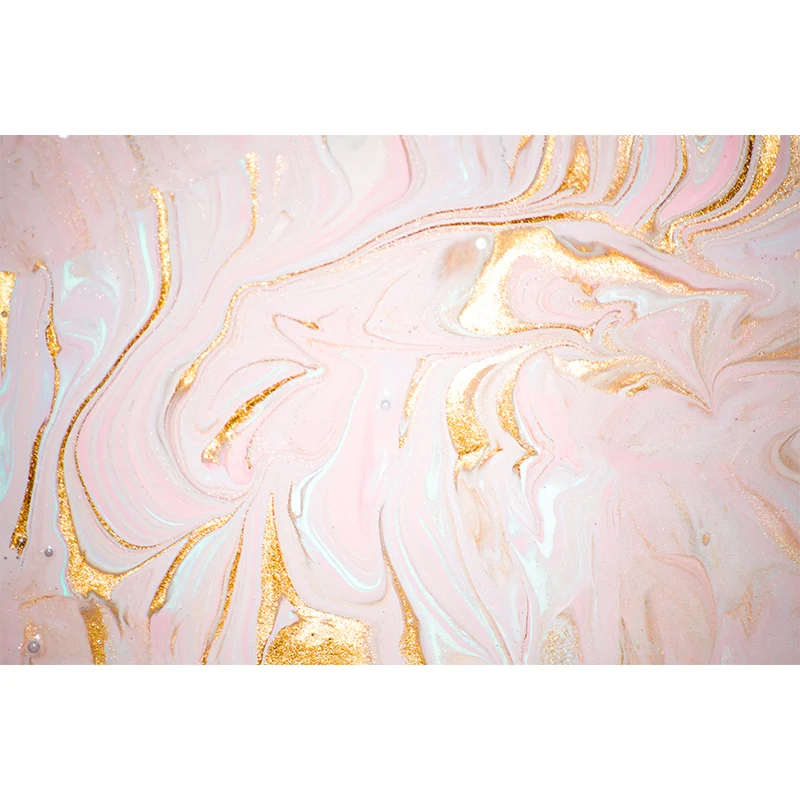 Hermoso papel pintado mural con aspecto de flujo para pared decorativa, rosa dorado, tamaño personalizado Rosa Clearhalo