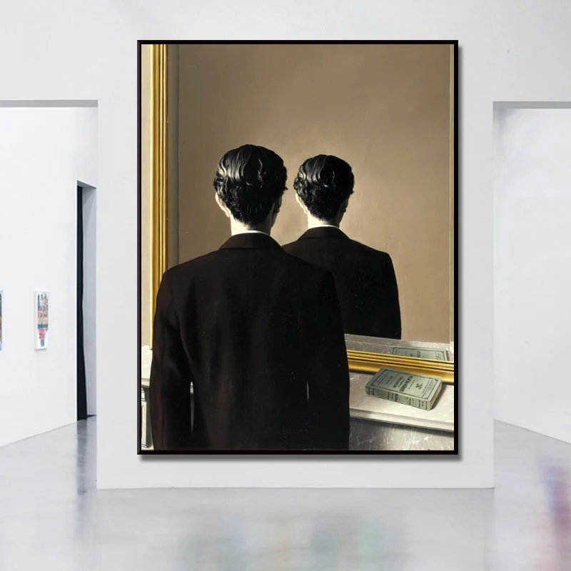Hombre de pie y arte reflectante, estilo moderno texturizado para decoración de pared de dormitorio de niñas Negro Clearhalo