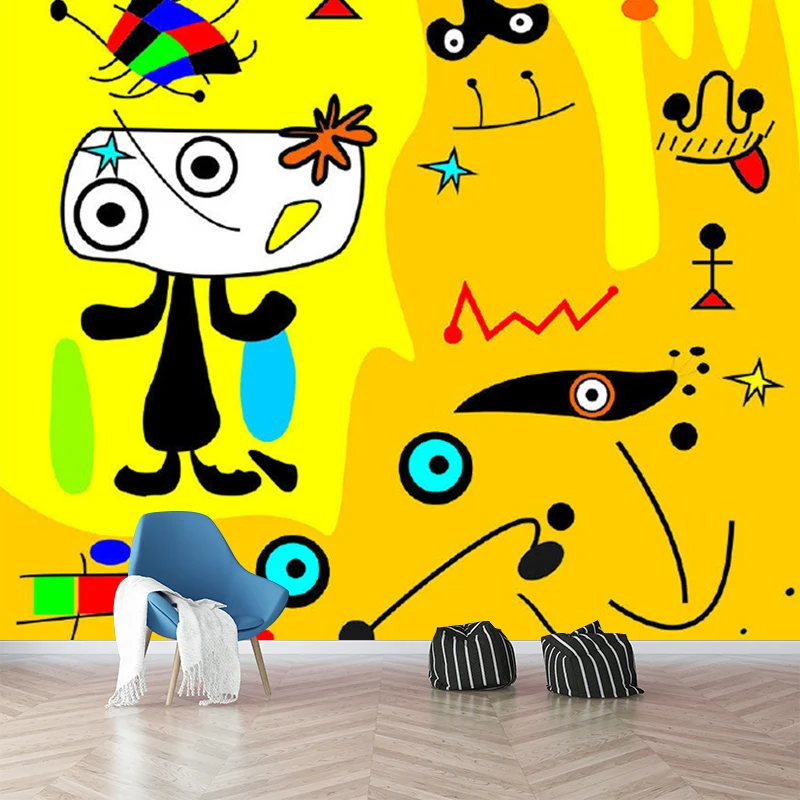 Ilustración Murales de fantasí Papel pintado Decoración de pared extra grande para dormitorio infantil, hecho medida Amari...