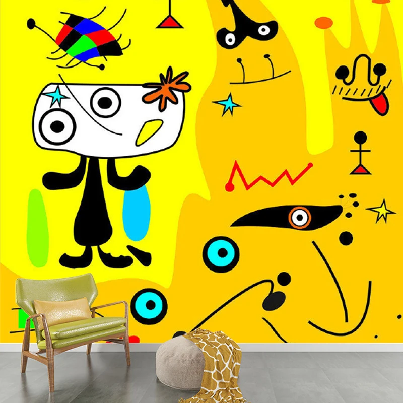 Ilustración Murales de fantasí Papel pintado Decoración de pared extra grande para dormitorio infantil, hecho medida Amari...