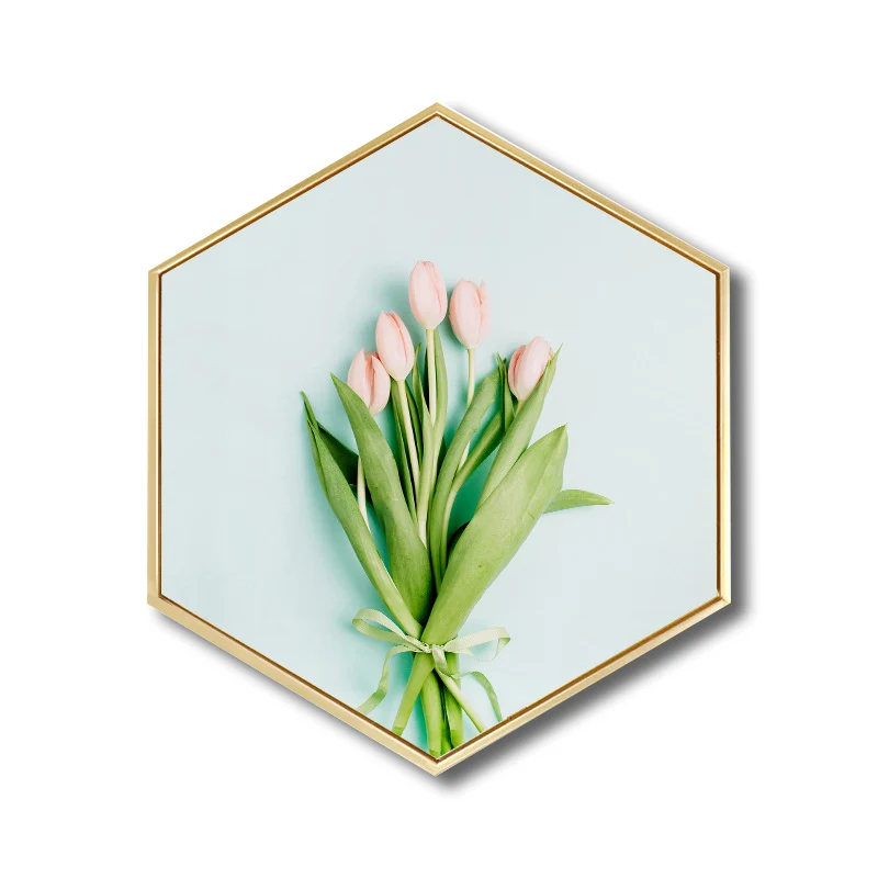 Impresión en lienzo botánico verde, decoración artística de pared con textura escandinava para sala de estar Verde Clearhalo