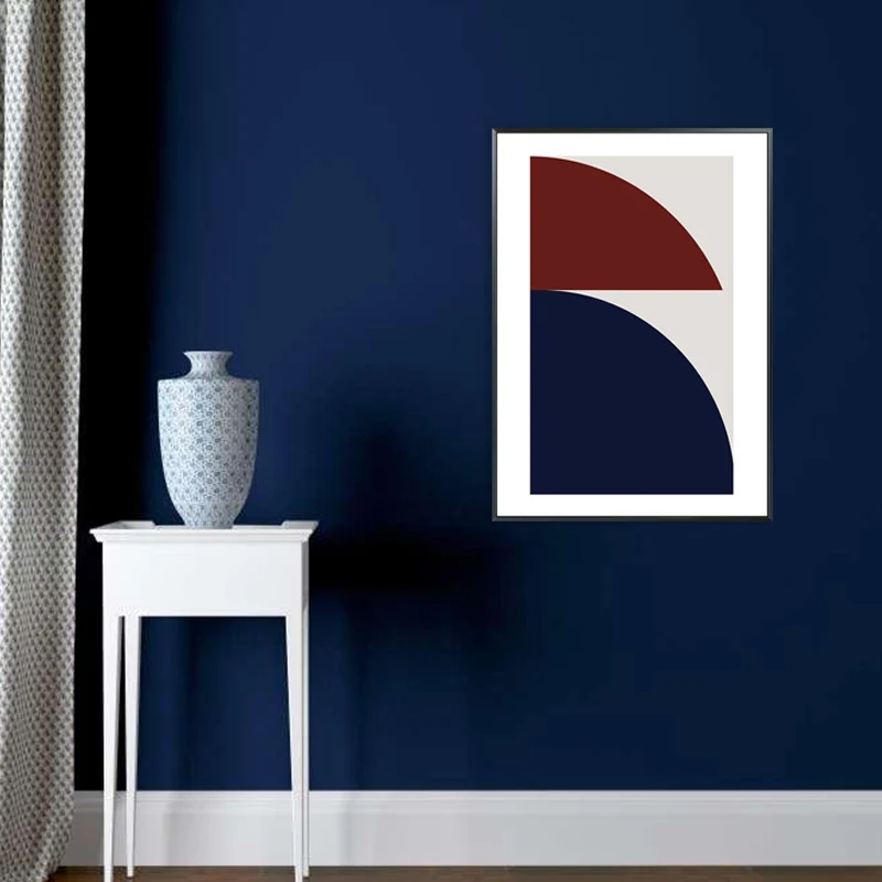 Lienzo Arte de color suave Pintura abstracta de estilo escandinavo, opciones de múltiples tamaños Gris Clearhalo