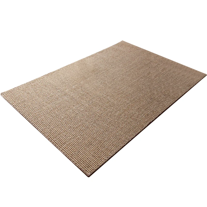 Lodge Home Alfombra Marrón Claro Alfombra Lisa Tejida De Sisal Apto para Mascotas Alfombra Antideslizante Lavable Máquina...