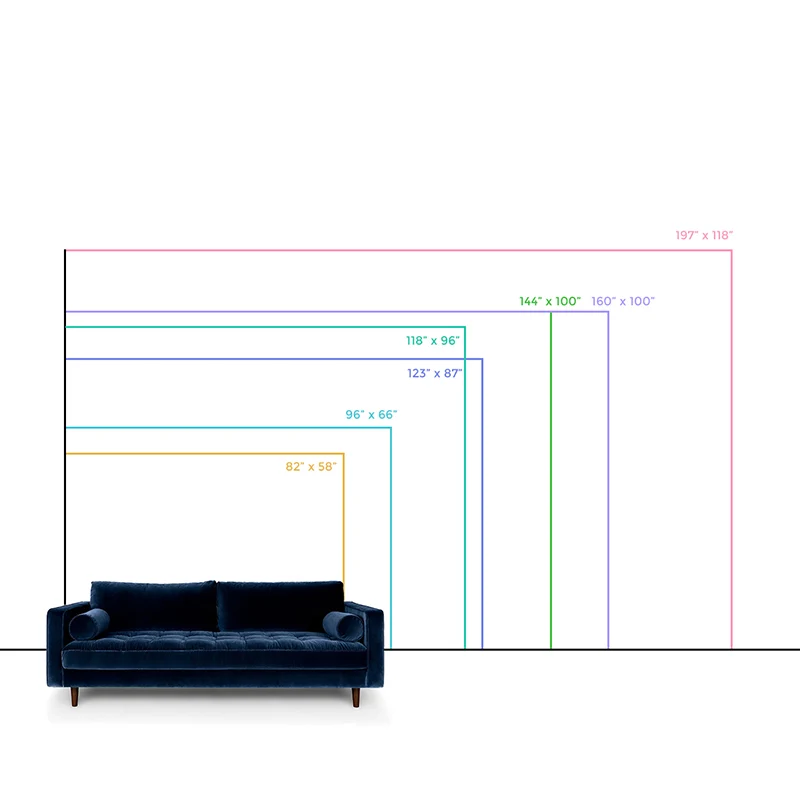 Mural minimalista de ciervos y bosques para cafeterí, decoración de pared extra grande en blanco y verde Blanco Clearhalo