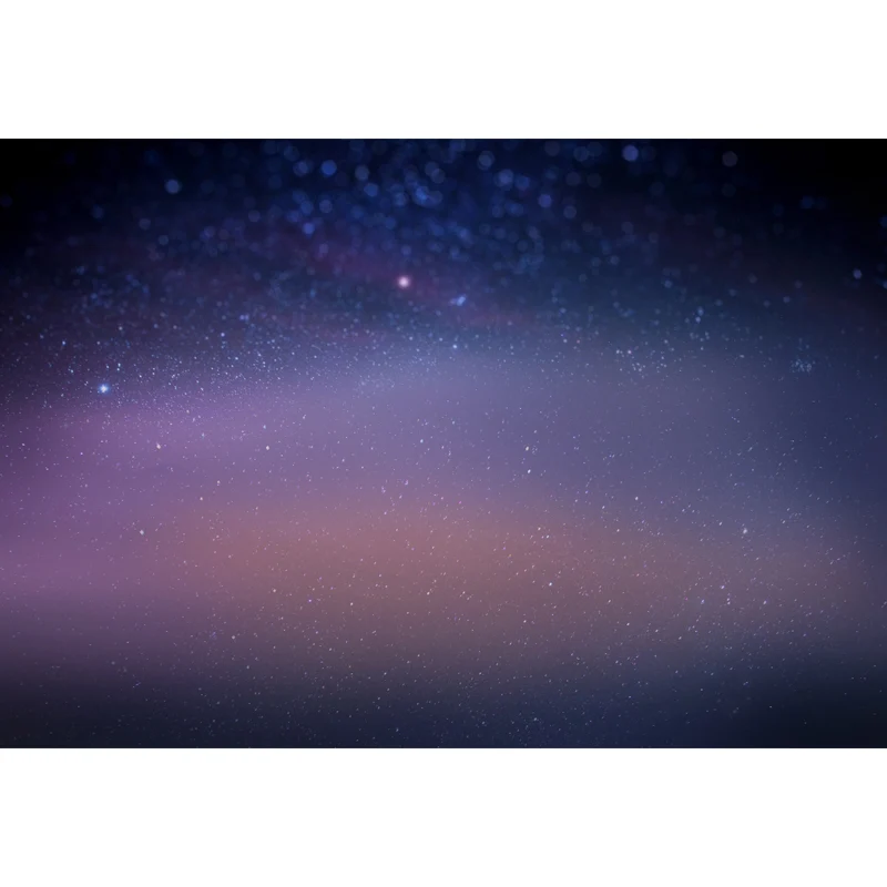 Mural moderno de estrellas y polvo, decoración de pared de astronomí azul púrpura para sala de estar Azul Clearhalo
