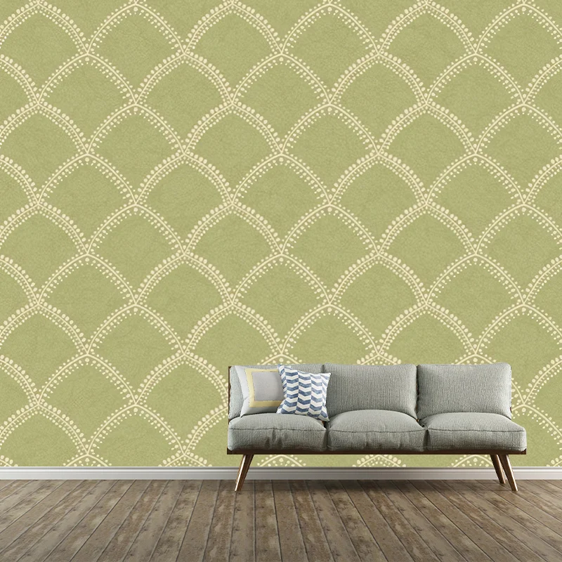 Mural de pared de Arlequín de tamaño completo en color pastel, revestimiento de paredes de tela no tejida para decoración...