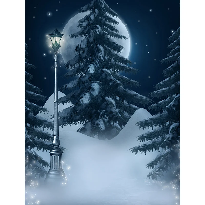 Mural de pared contemporáneo blanco, enorme paisaje cubierto de nieve, decoración de pared para sala de estar Blanco Clear...