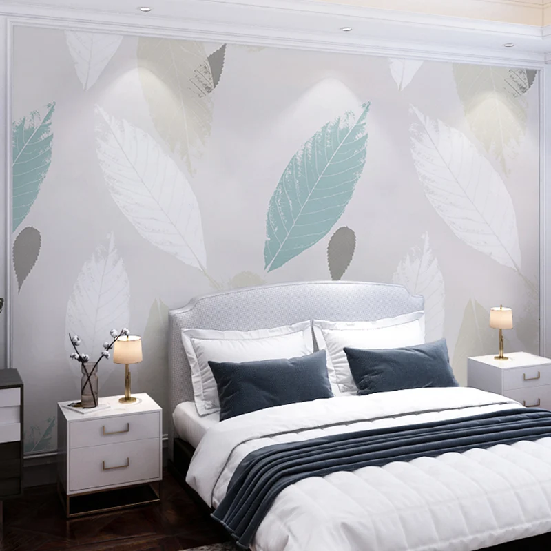 Mural de pared de plumas beige, revestimiento de paredes resistente al agua para pared decorativa Beis Clearhalo