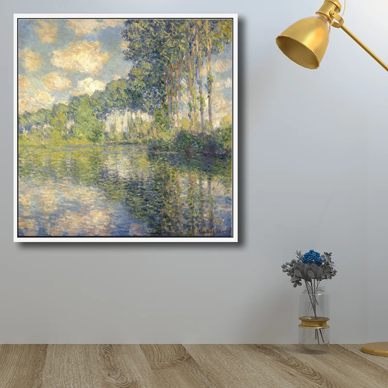 Paisajes rústicos pintura lienzo texturizado color oscuro pared arte decoración para sala de estar Purpura Clearhalo