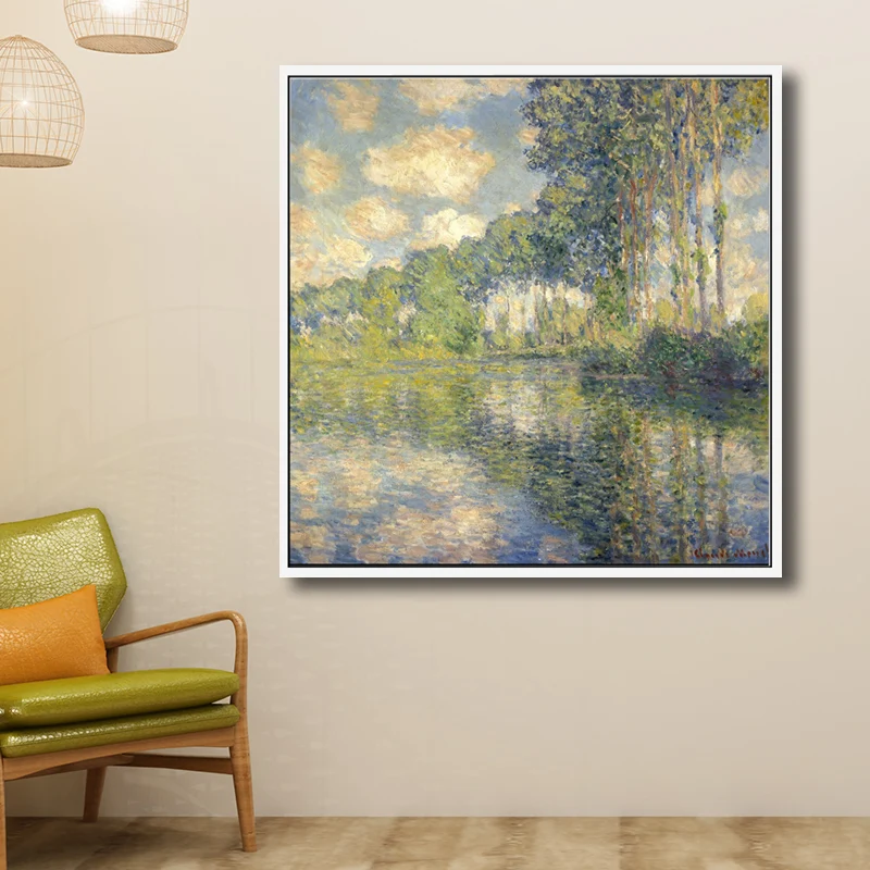 Paisajes rústicos pintura lienzo texturizado color oscuro pared arte decoración para sala de estar Purpura Clearhalo