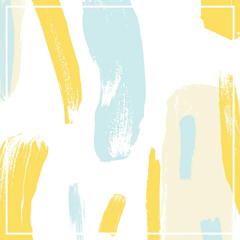 Papel pintado mural con motivos abstractos, moderno revestimiento de paredes texturizado de tejido no tejido en amarillo A...