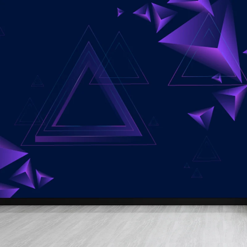 Papel tapiz Mural con patrón abstracto para decoración del hogar, revestimiento de paredes personalizado de ciencia ficció...