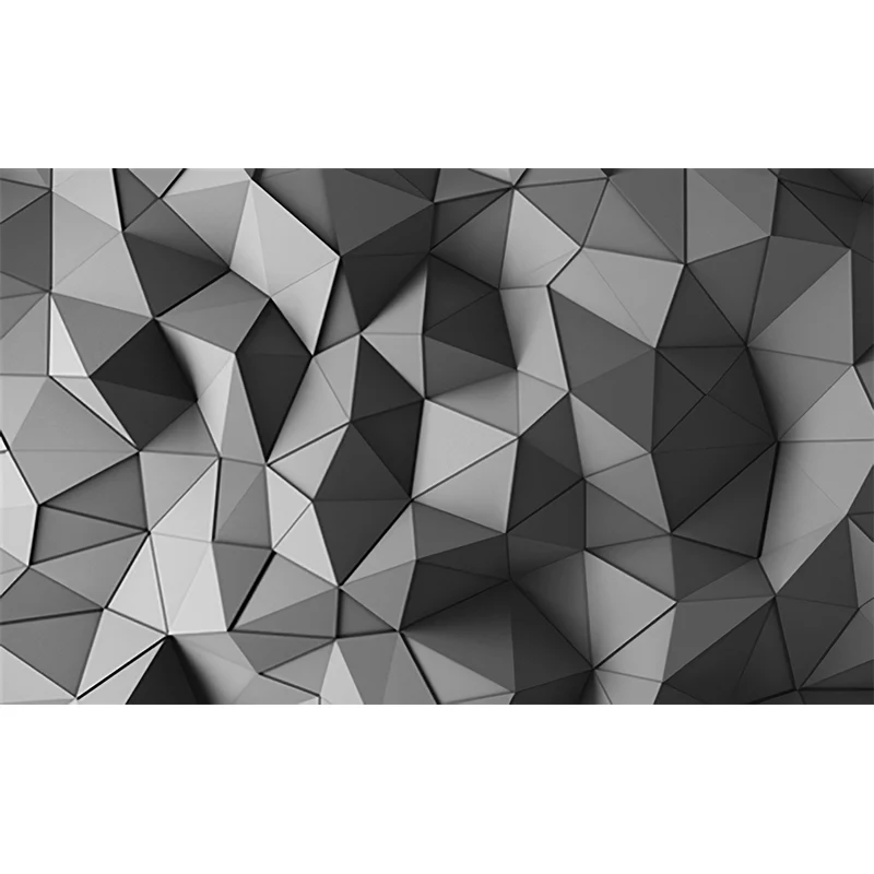 Papel tapiz Mural de geometrías cóncavas-convexas 3D impermeable, decoración de pared Industrial personalizada para Loft p...