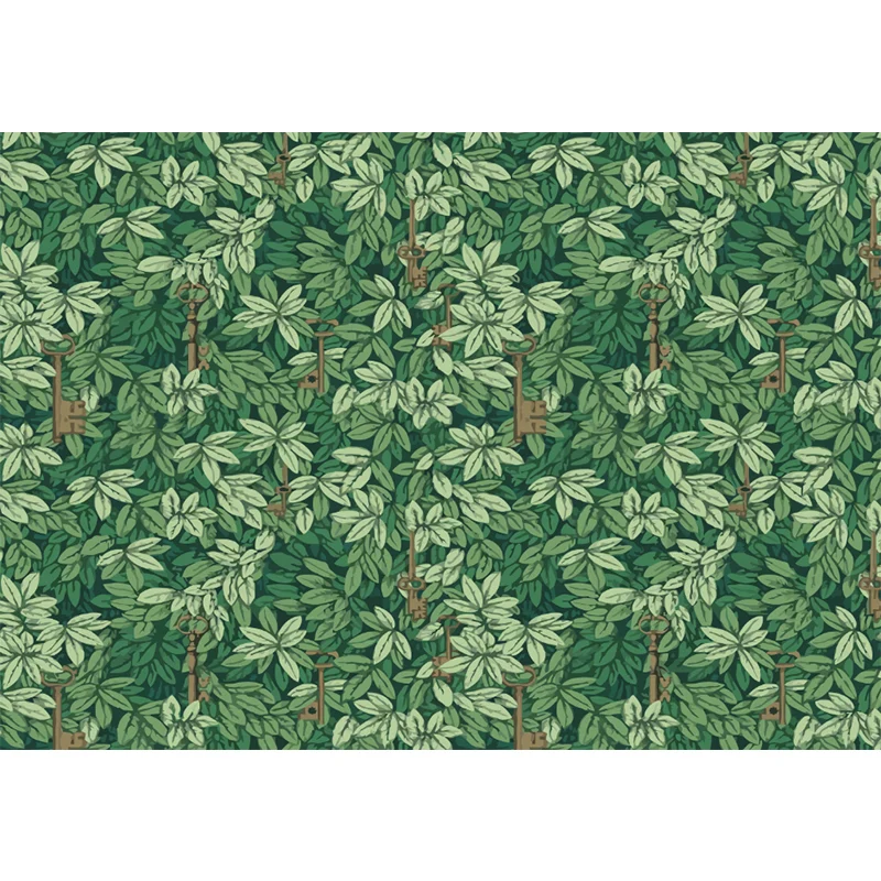 Papel tapiz de murales Botanix verdes, revestimiento de paredes moderno resistente la humedad para el hogar Verde Clearhalo