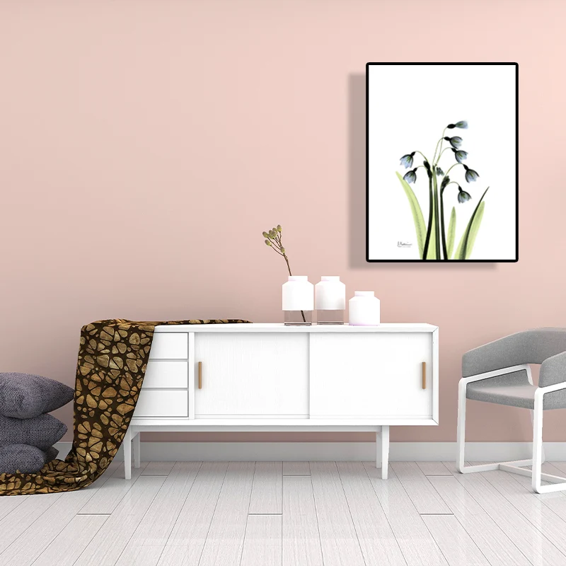 Pintura de flores, lienzo, arte de pared, decoración de pared con textura de granja para dormitorio de niñas Rosa Clearhalo