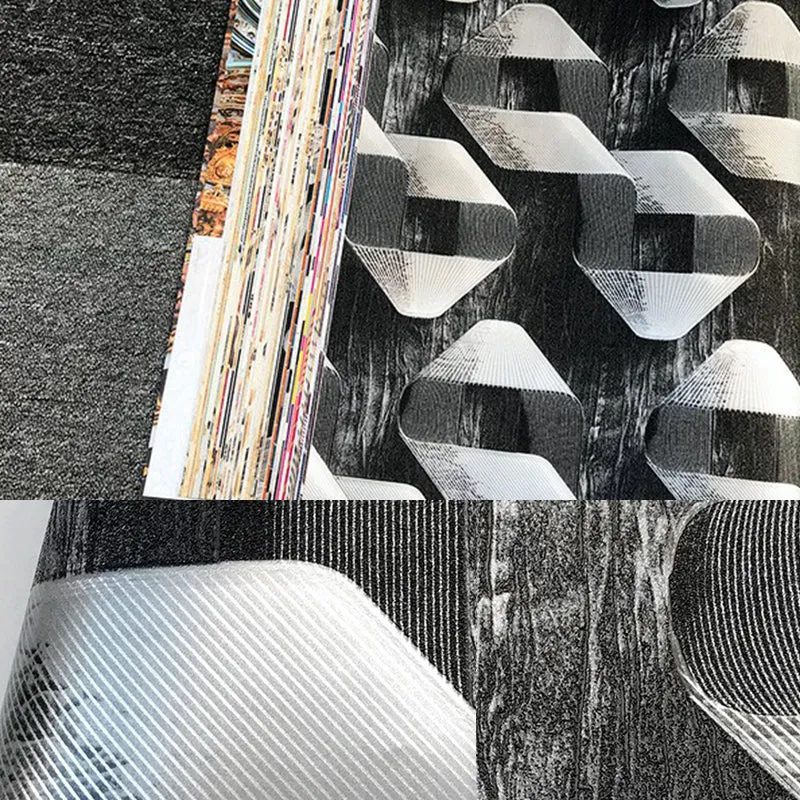 Rollo de papel tapiz con patrón de cinturón trenzado, decoración de pared novedosa de Color oscuro para sala de estar Azul...
