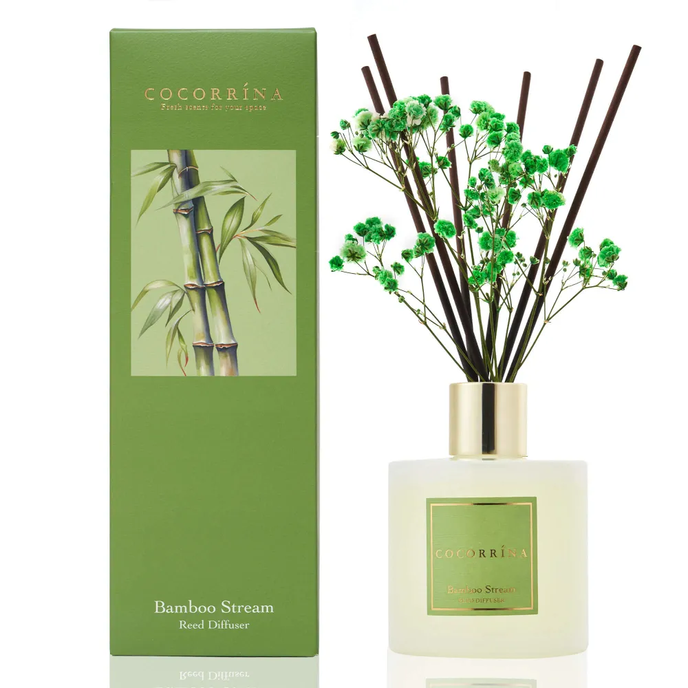 Difusor de varillas Bamboo Stream de COCORRÍNA