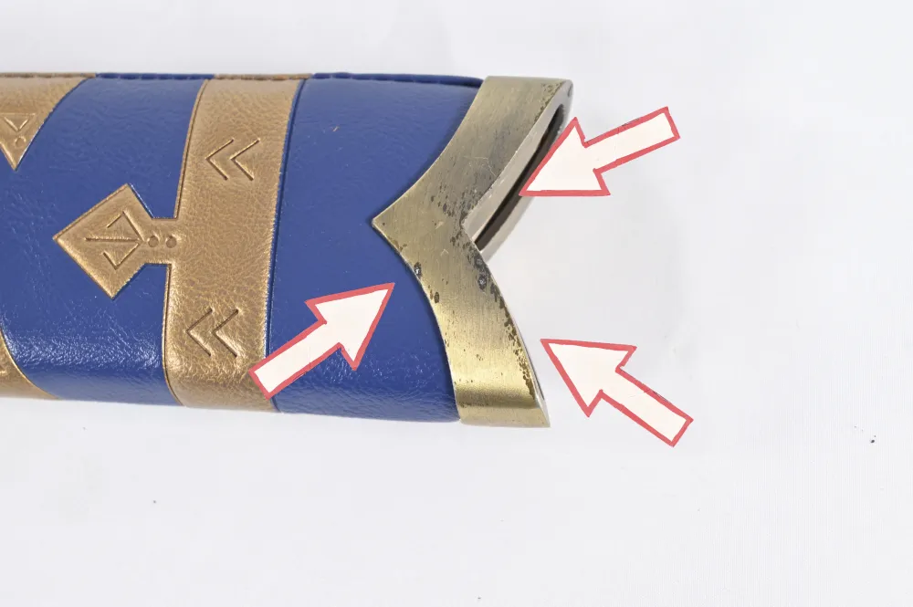 Royal Master Sword - guardamanos manchado, funda manchada, hoja con picaduras Coleccionables Epic Forge
