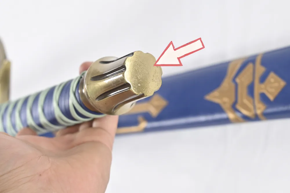 Royal Master Sword - guardamanos manchado, funda manchada, hoja con picaduras Coleccionables Epic Forge