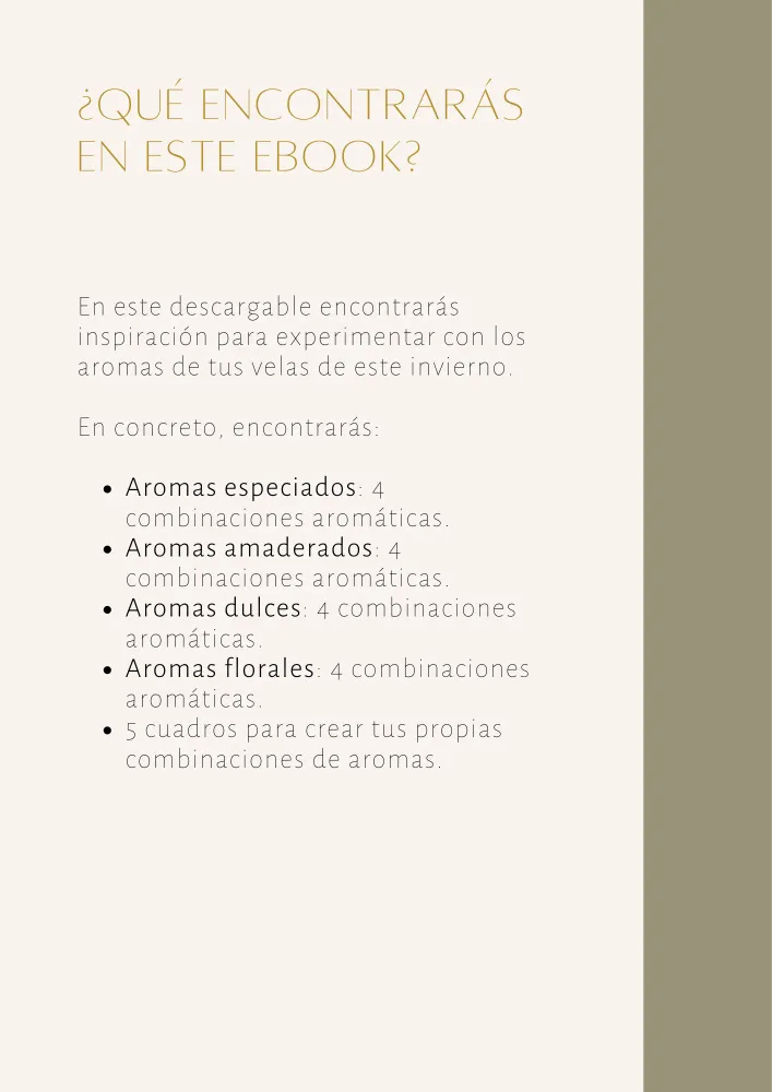 Combinaciones aromáticas - Invierno | VOL.1