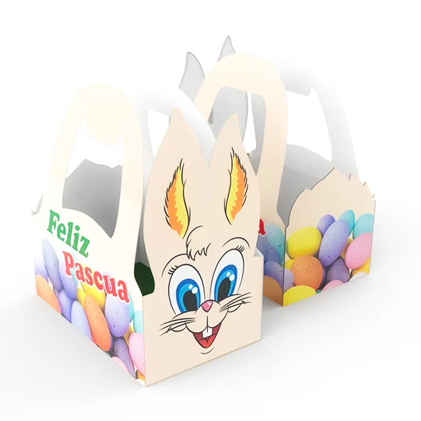 🐰 Caja de Cartón Conejo COMERCIALIZADORA PARTY EXPRESS CHILE LTDA