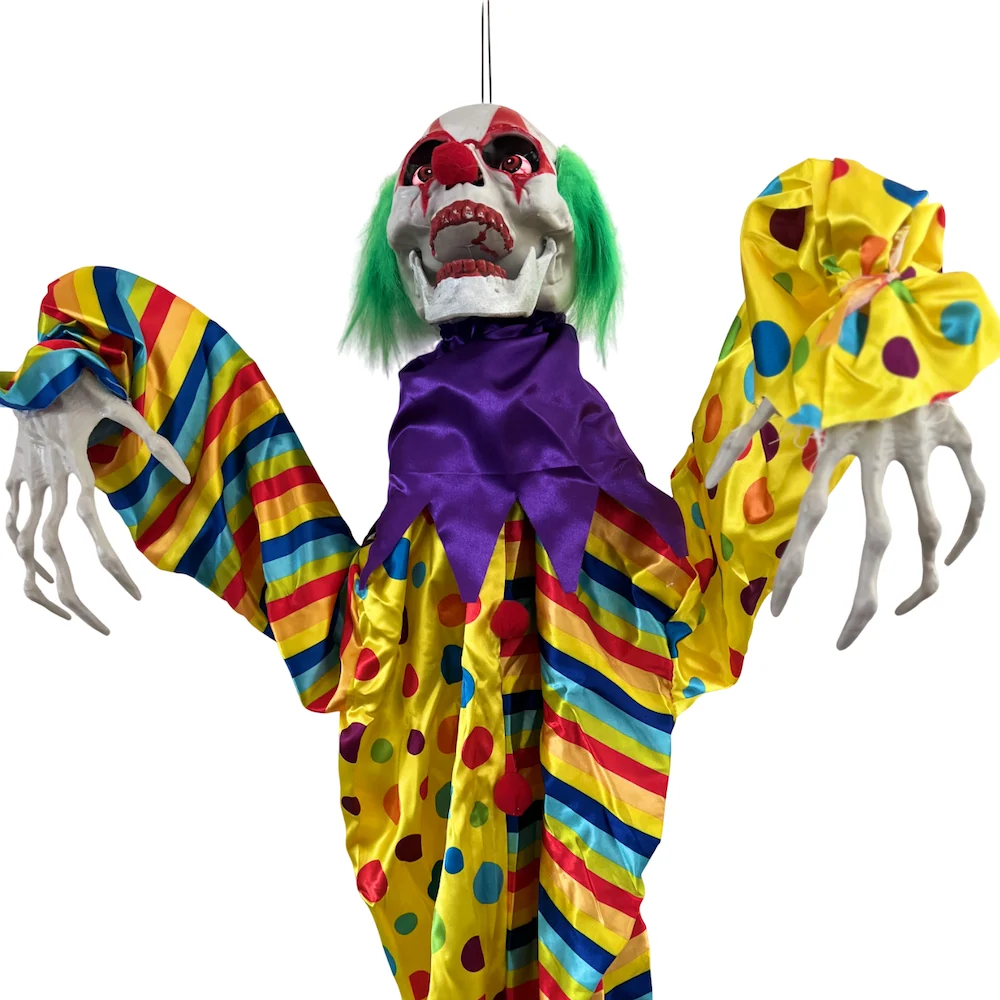 Colgante Payaso Halloween con Luz y Sonido COMERCIALIZADORA PARTY EXPRESS CHILE LTDA