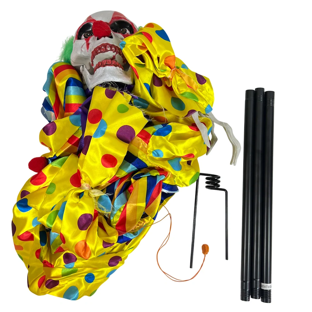 Colgante Payaso Halloween con Luz y Sonido COMERCIALIZADORA PARTY EXPRESS CHILE LTDA