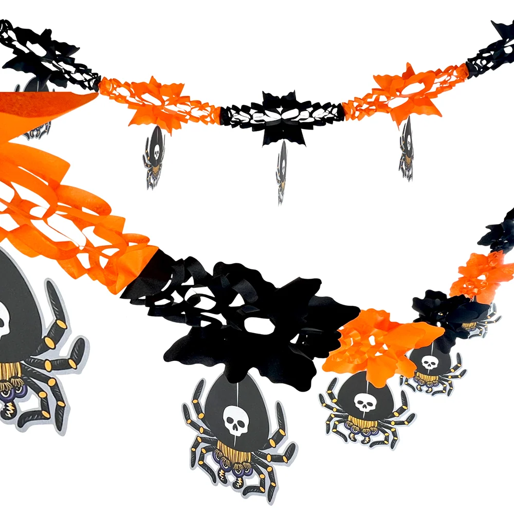 🕷️ Guirnalda Decorativa Arañ Colgante 2 m COMERCIALIZADORA PARTY EXPRESS CHILE LTDA