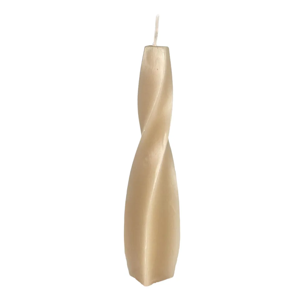 Vela Decorativa Concepts Life Espiral Marfil Claro 3.2X3.2X18cm
