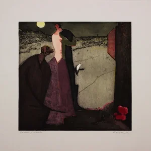 CONSTANT (Nieuwenhuys), Cyrano declara su amor, 1979, Aguafuerte original firmada