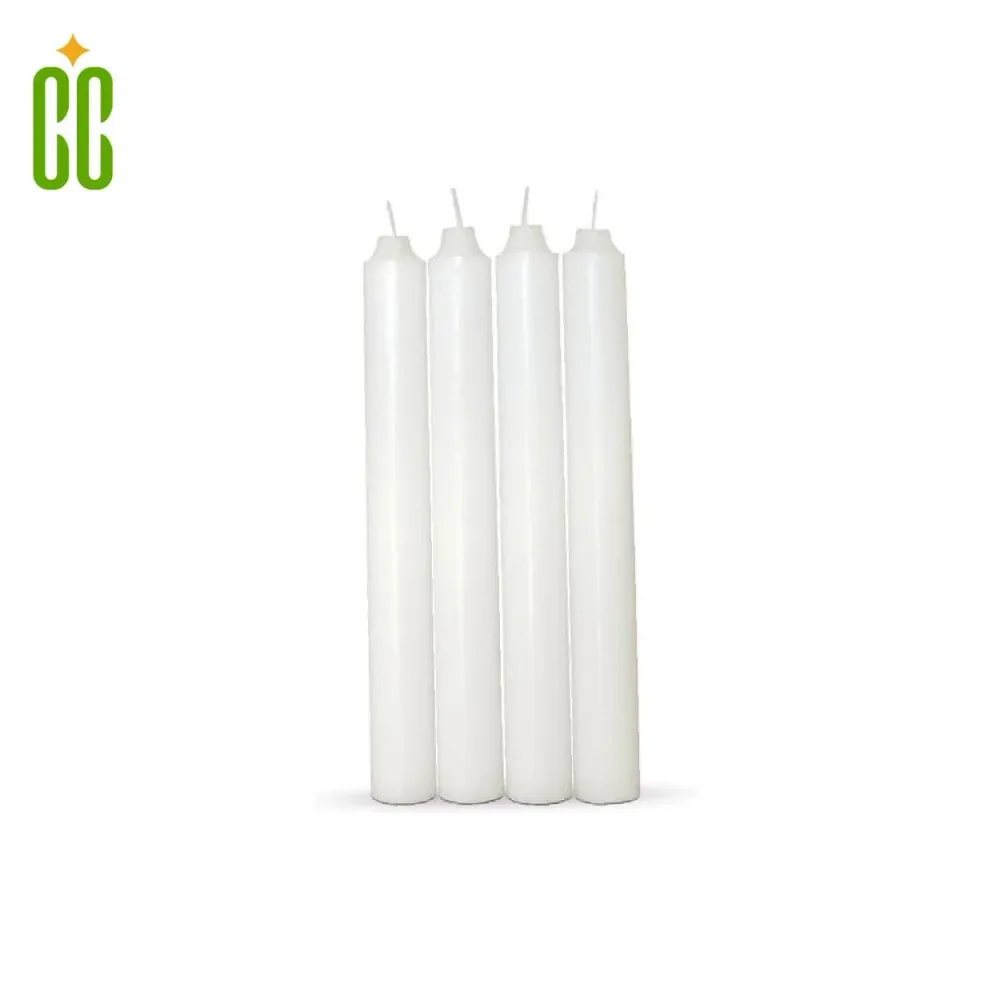 Adisco - Esencial Vela Apagon Blanco, 1 Paquetes de 4 Unidades Cosmo Cosmetics