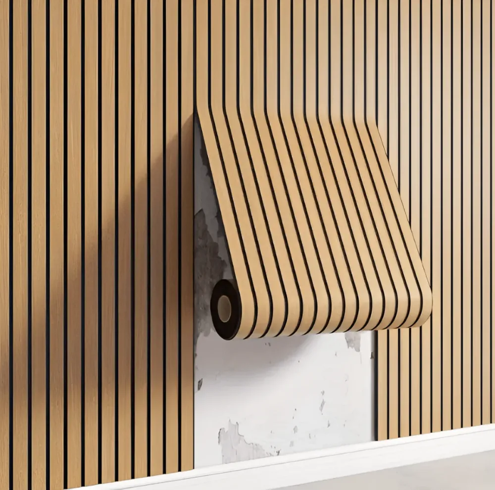 3D Akupanel – Revestimiento de pared autoadhesivo para espacios con estilo Marron Cozey Maison