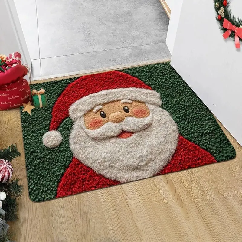 CHEERMAT – Felpudo navideño decorativo con motivo navideño alegre A Cozey Maison