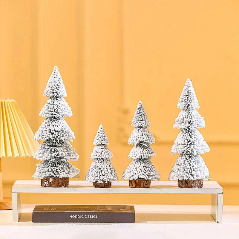FLOCKCEDAR – Mini cedro afelpado decoración navideñ para decoración festiva Cozey Maison