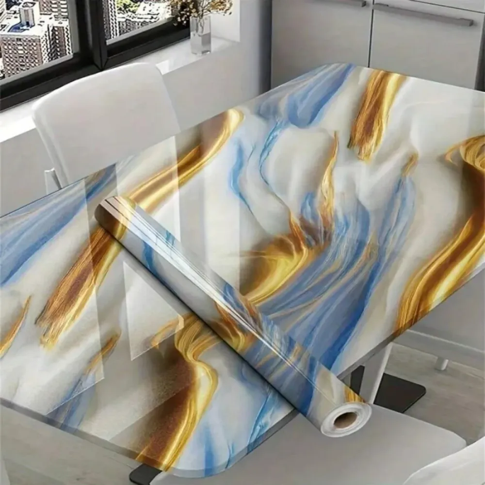 LUXWRAP – Papel pintado de mármol de papel de aluminio para renovaciones de cocina y baño Cozey Maison
