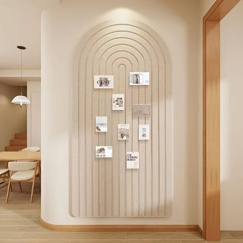 PINSCAPE – Tablero de corcho curvado organizador de fieltro para decoración de paredes Cozey Maison
