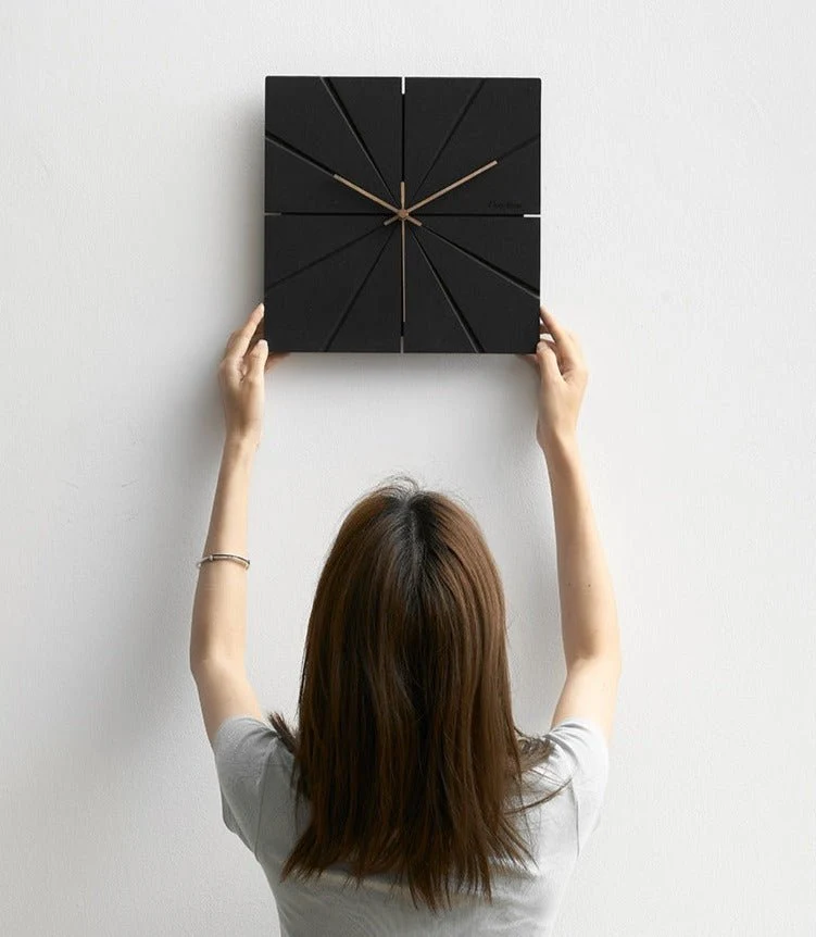 SILENCLOCK – Reloj de pared decorativo moderno con mecanismo silencioso Cozey Maison