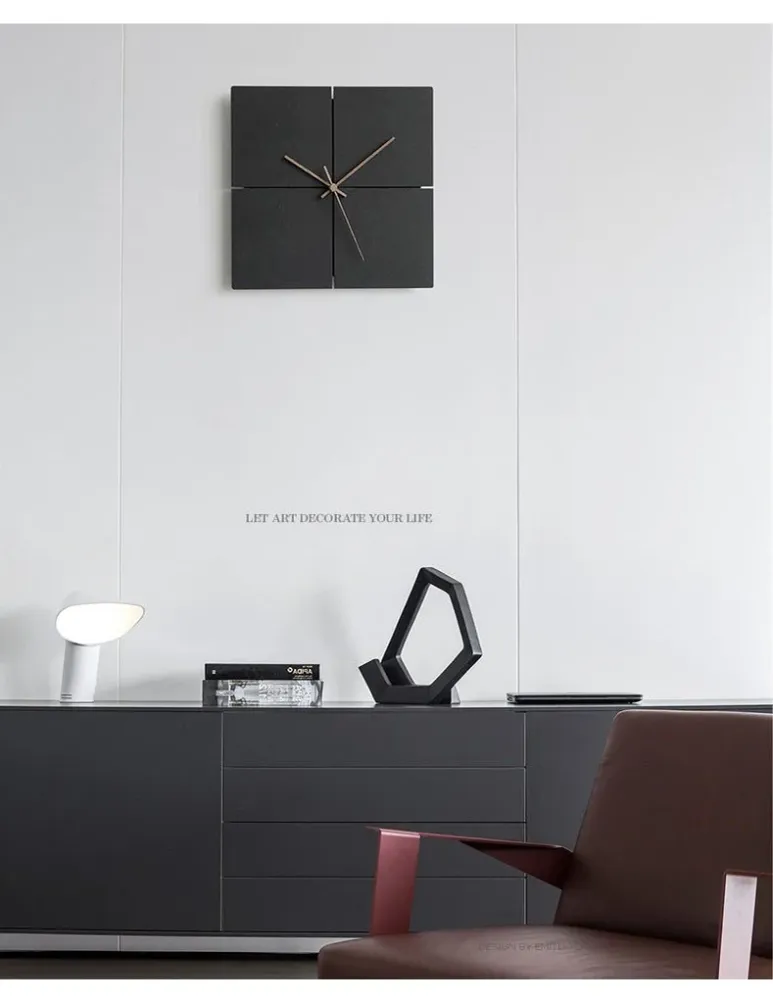 SILENCLOCK – Reloj de pared decorativo moderno con mecanismo silencioso Cozey Maison